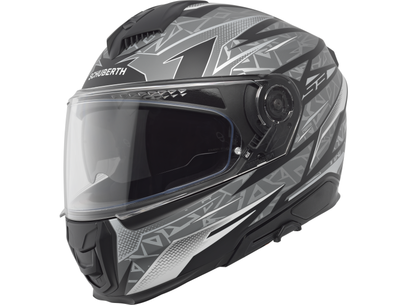 Schuberth S3 Thunder Grey Motorradhelm (Graumatt/Schwarz/Weiß)