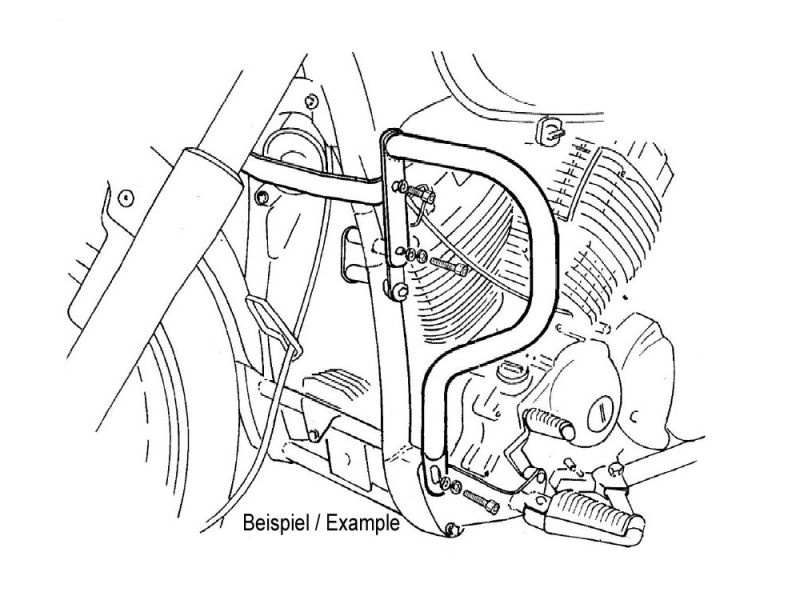 Hepco & Becker Motorschutzbügel Indian Scout / Sixty (2015- | schwarz)