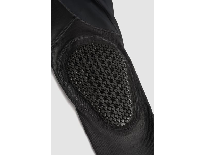 Pando Moto Skin UH AAA Motorrad-Baselayer Hose mit Protektoren (Schwarz)