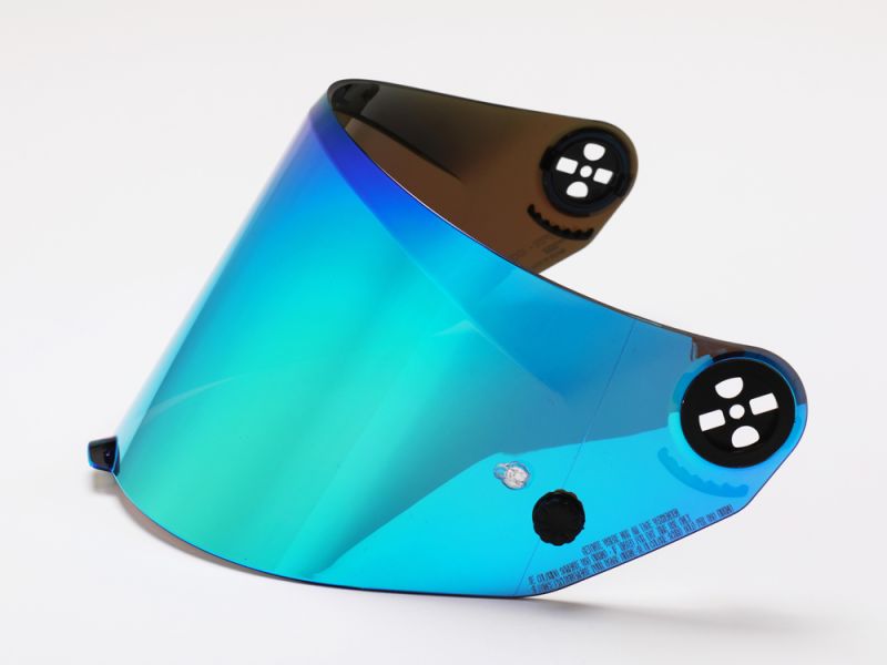 Nolan X-804 RS Ultra Carbon Visier (Cosmic Iridium Blau)