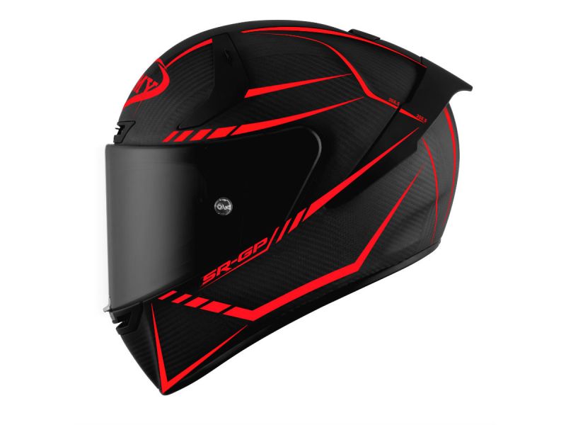 Suomy SR-GP Helm Carbon Supersonic 2023 (schwarzmatt/rot)