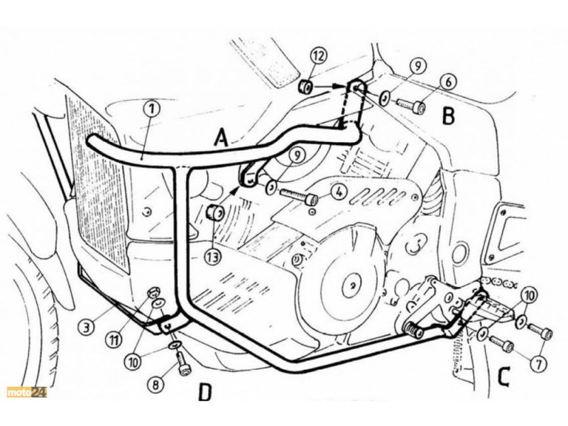 Hepco & Becker Sturzbügel Cagiva Navigator