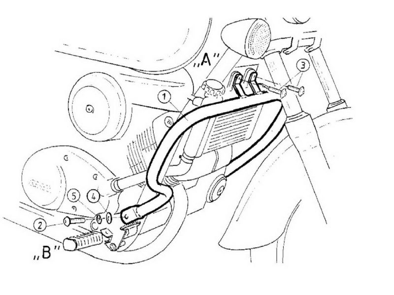 Hepco & Becker Sturzbügel Honda VT 125 C2 Shadow