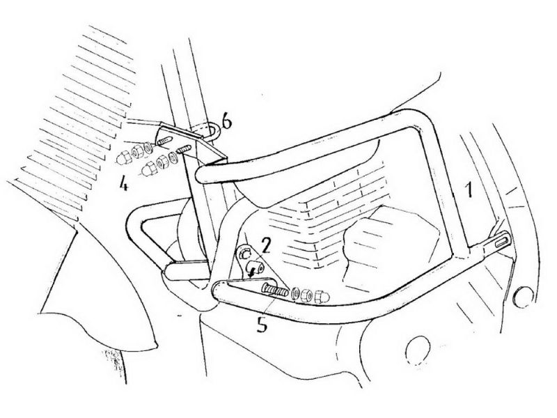 Hepco & Becker Sturzbügel Honda NX 650 / Dominator (1995-2002)