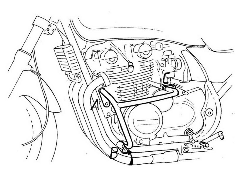 Hepco & Becker Sturzbügel Kawasaki Zephyr 550 (1991-1999)