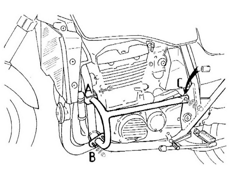 Hepco & Becker Sturzbügel Kawasaki ZRX 1100 (1997-2001)