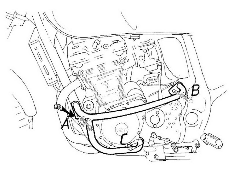 Hepco & Becker Sturzbügel Suzuki GSX 750 (1998-2003)