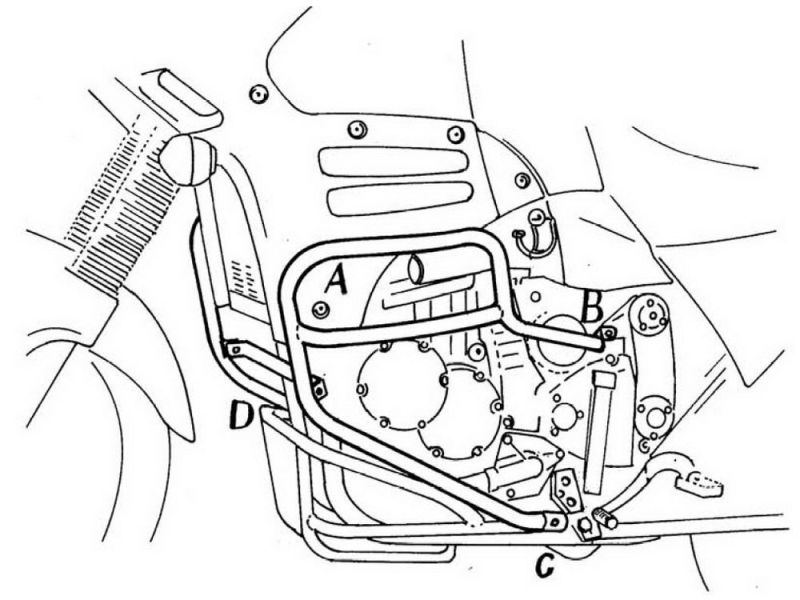 Hepco & Becker Sturzbügel Triumph Tiger (1993-1998)