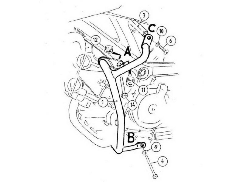 Hepco & Becker Sturzbügel Suzuki SV 650 / S (2003-2008)